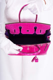 HermesBirkin 30 HSS Rose Scheherazade Porosus Crocodile, Cassis Interior Palladium Hardware