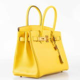 Hermes Birkin 30 Jaune de Naples Taurillon Novillo Gold Hardware