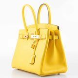 Hermes Birkin 30 Jaune de Naples Taurillon Novillo Gold Hardware