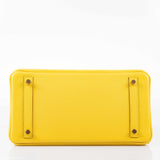Hermes Birkin 30 Jaune de Naples Taurillon Novillo Gold Hardware