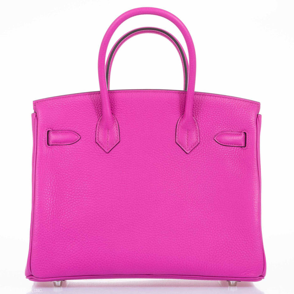 Hermes Birkin 30 Magnolia Clemence Palladium Hardware