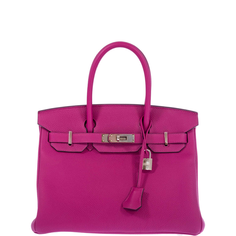 Hermes Birkin 30 Magnolia Togo Palladium Hardware