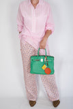 Hermes Birkin 30 Menthe Clemence with Palladium Hardware
