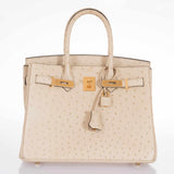 Hermes Birkin 30 Parchemin Ostrich Gold Hardware