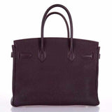 HermesBirkin 30 Raisin Palladium Hardware
