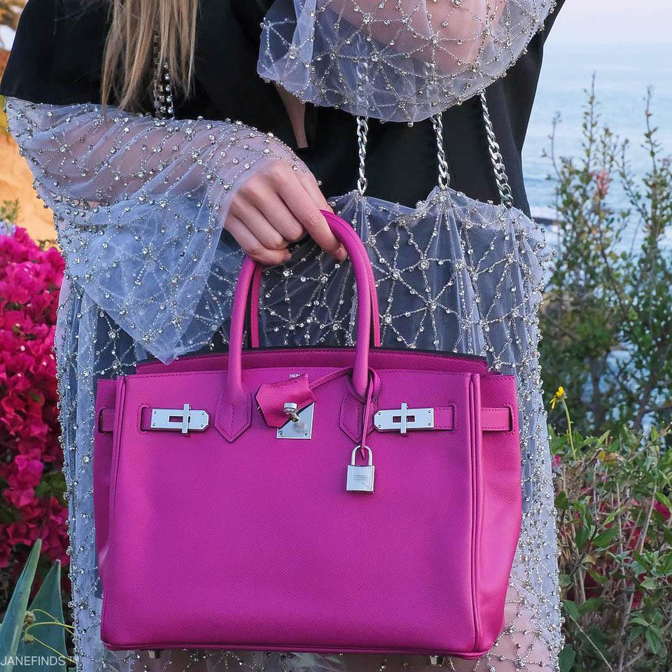 HermesBirkin 30 Rose Pourpre Epsom with Palladium Hardware - 2018, C