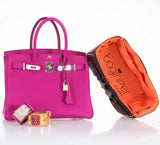 Hermes Birkin 30 Rose Pourpre Togo Palladium Hardware