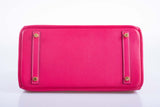 Hermes Birkin 30 Rose Tyrien Epsom Gold Hardware