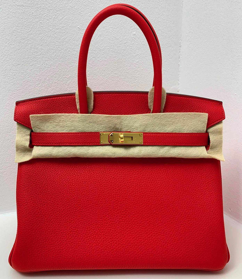 HermesBirkin 30 Rouge Coer Togo GHW
