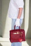 Hermes Birkin 30 Rouge Grenat Togo Gold Hardware