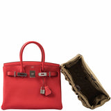 HermesBirkin 30 Rouge de Coeur Togo Palladium Hardware