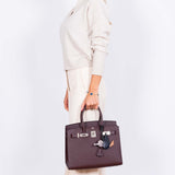 Hermes Birkin 30 Sellier Rouge Epsom Palladium Hardware