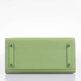 HermesBirkin 30 Sellier Vert Criquet Madame Grain Palladium Hardware - 2020, Y