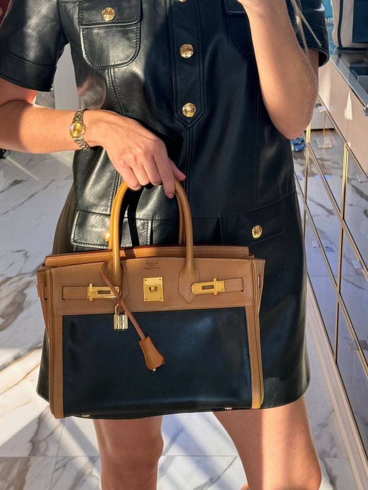 Hermes Birkin 30 Vintage Limited Edition Natural Amazonia with Gold Hardware