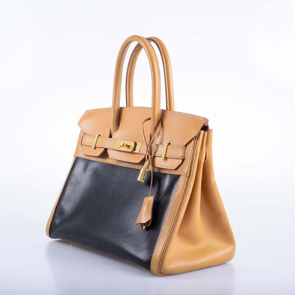 Hermes Birkin 30 Vintage Limited Edition Natural Amazonia with Gold Hardware