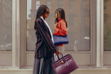 Hermes Birkin 35 Amethyst Porosus Crocodile with Palladium Hardware