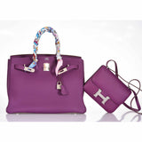 Hermes Birkin 35 Anemone Togo Palladium Hardware