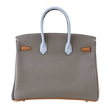 HermesBirkin 35 Arlequin Limited Edition Bag PHW