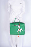Hermes Birkin 35 Bambou Green Togo with Palladium Hardware