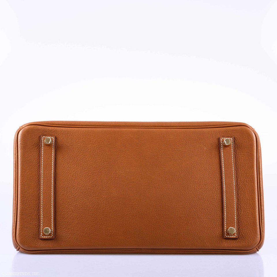 Hermes Birkin 35 Barenia Faubourg Gold Hardware