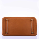 Hermes Birkin 35 Barenia Faubourg Gold Hardware