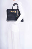 Hermes Birkin 35 Black Ardennes Gold Hardware
