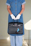 Hermes Birkin 35 Black Ardennes Palladium Hardware