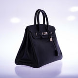 Hermes Birkin 35 Black Ardennes Palladium Hardware