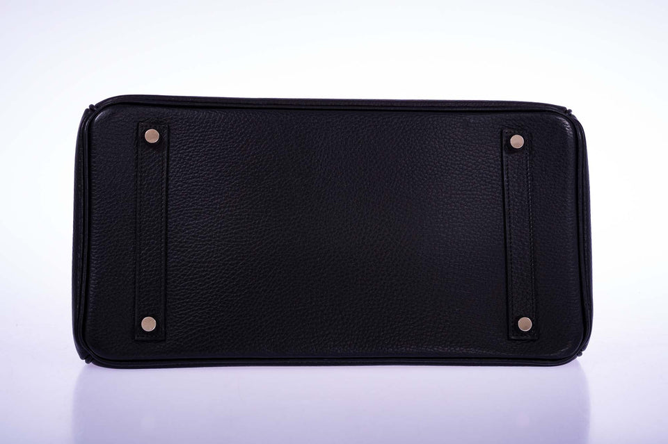Hermes Birkin 35 Black Ardennes Palladium Hardware