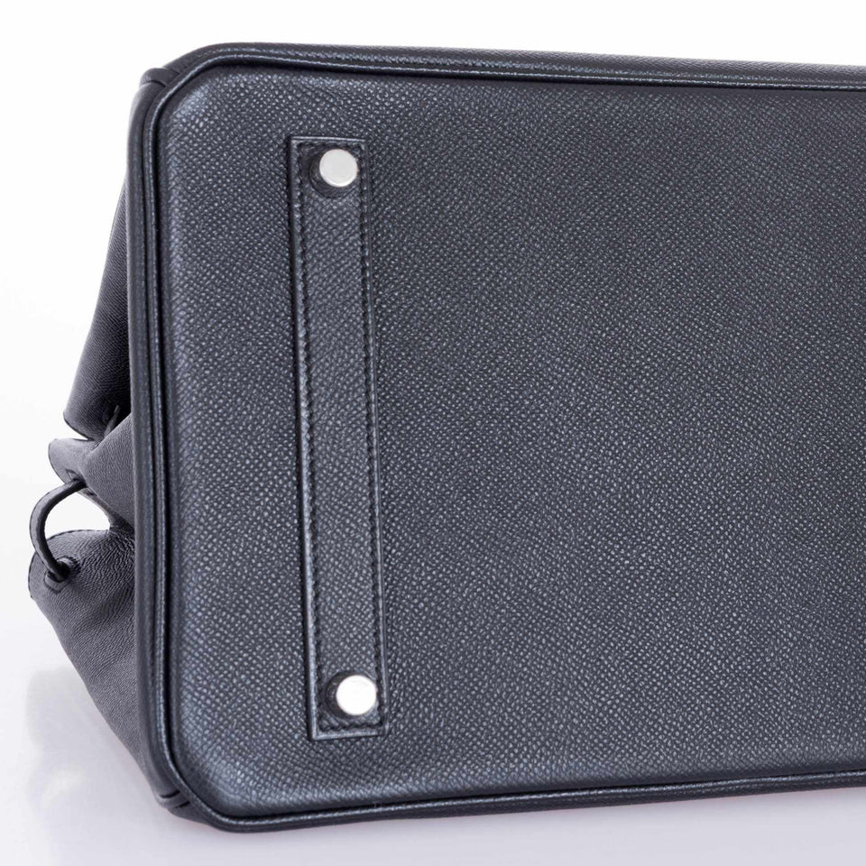 Hermes Birkin 35 Black Epsom Palladium Hardware