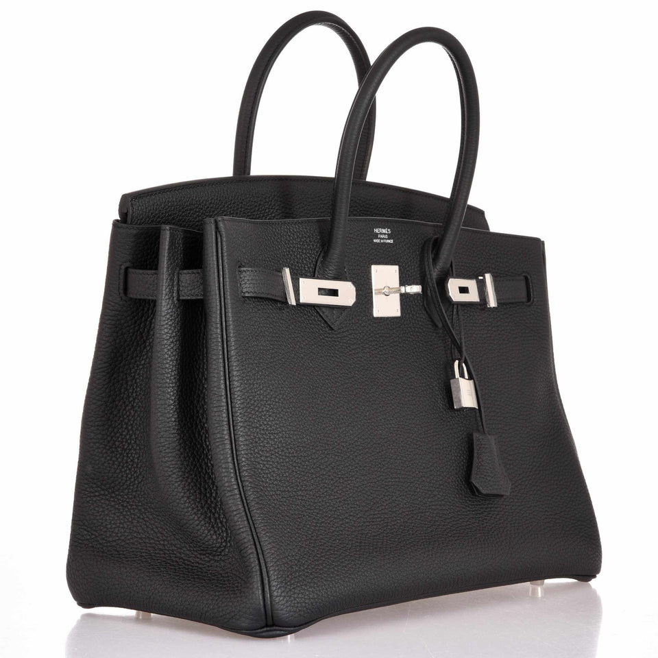 Hermes Birkin 35 Black Togo Palladium Hardware