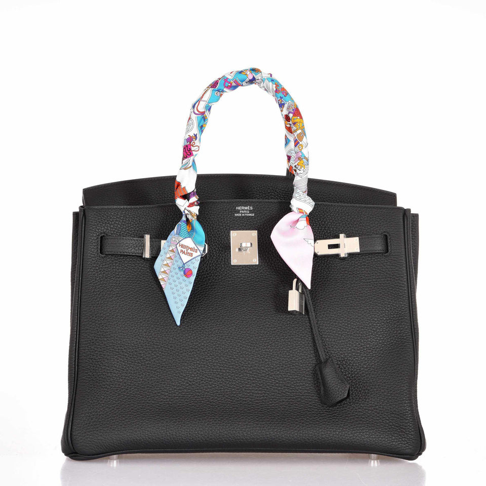 Hermes Birkin 35 Black Togo Palladium Hardware