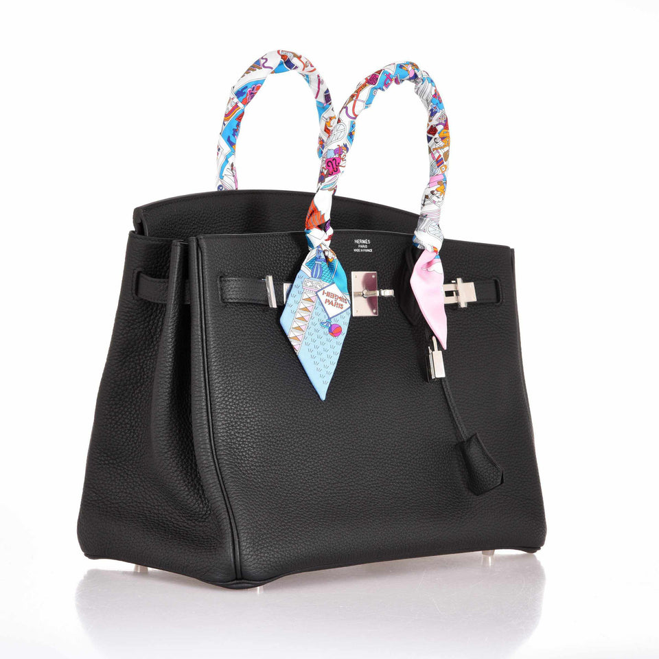 Hermes Birkin 35 Black Togo Palladium Hardware