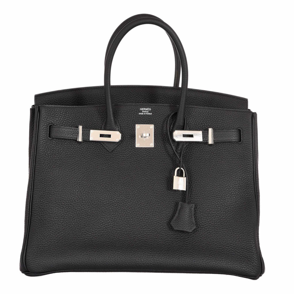 Hermes Birkin 35 Black Togo Palladium Hardware