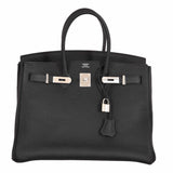 Hermes Birkin 35 Black Togo Palladium Hardware