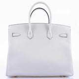 Hermes Birkin 35 Bleu Pale Togo Gold Hardware - Exquisite