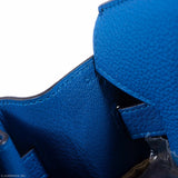 Hermes Birkin 35 Blue Zellige Togo Palladium Hardware