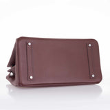 Hermes Birkin 35 Bordeaux Epsom Palladium Hardware