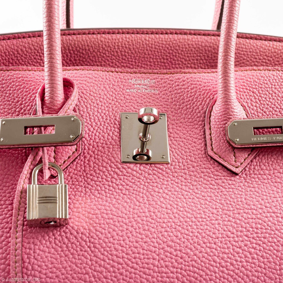 Hermes Birkin 35 Bubblegum 5P Pink Palladium Hardware