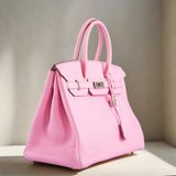 Hermes Birkin 35 Bubblegum 5P Pink Togo Palladium Hardware