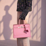 Hermes Birkin 35 Bubblegum 5P Pink Togo Palladium Hardware