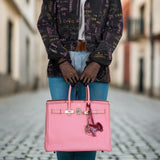 Hermes Birkin 35 Bubblegum 5P Pink Togo Palladium Hardware