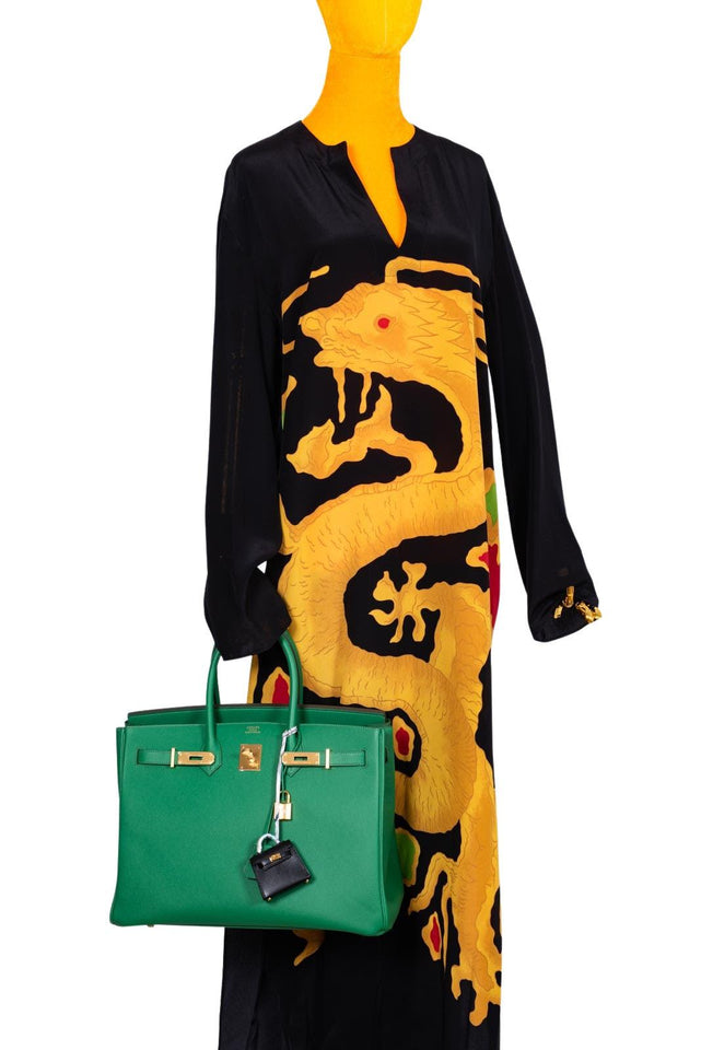 Hermes Birkin 35 Cactus Epsom Gold Hardware