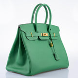 Hermes Birkin 35 Cactus Epsom Gold Hardware