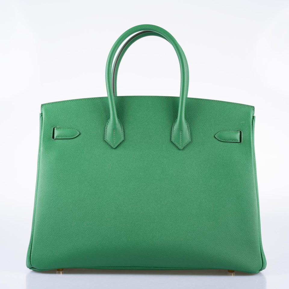 Hermes Birkin 35 Cactus Epsom Gold Hardware
