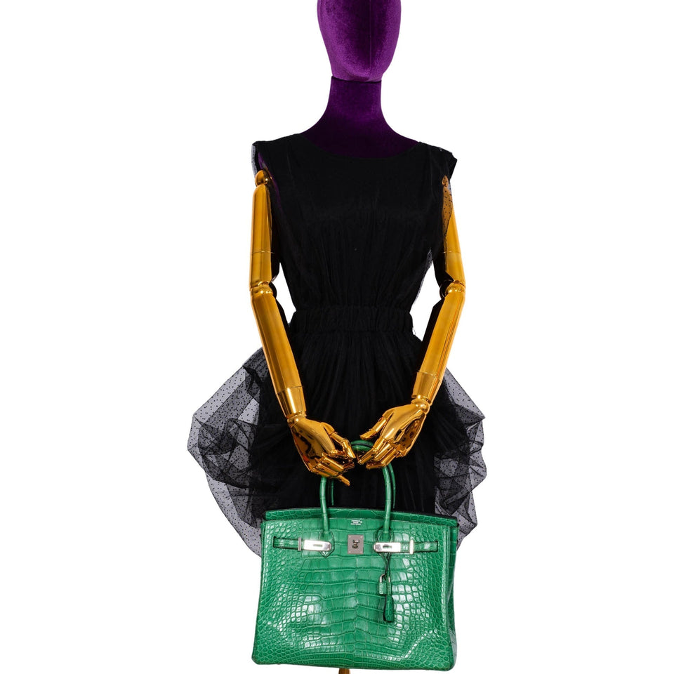 Hermes Birkin 35 Cactus Matte Alligator Palladium Hardware