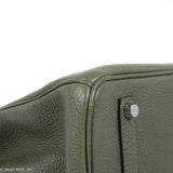 Hermes Birkin 35 Canopee Army Green Togo Palladium Hardware