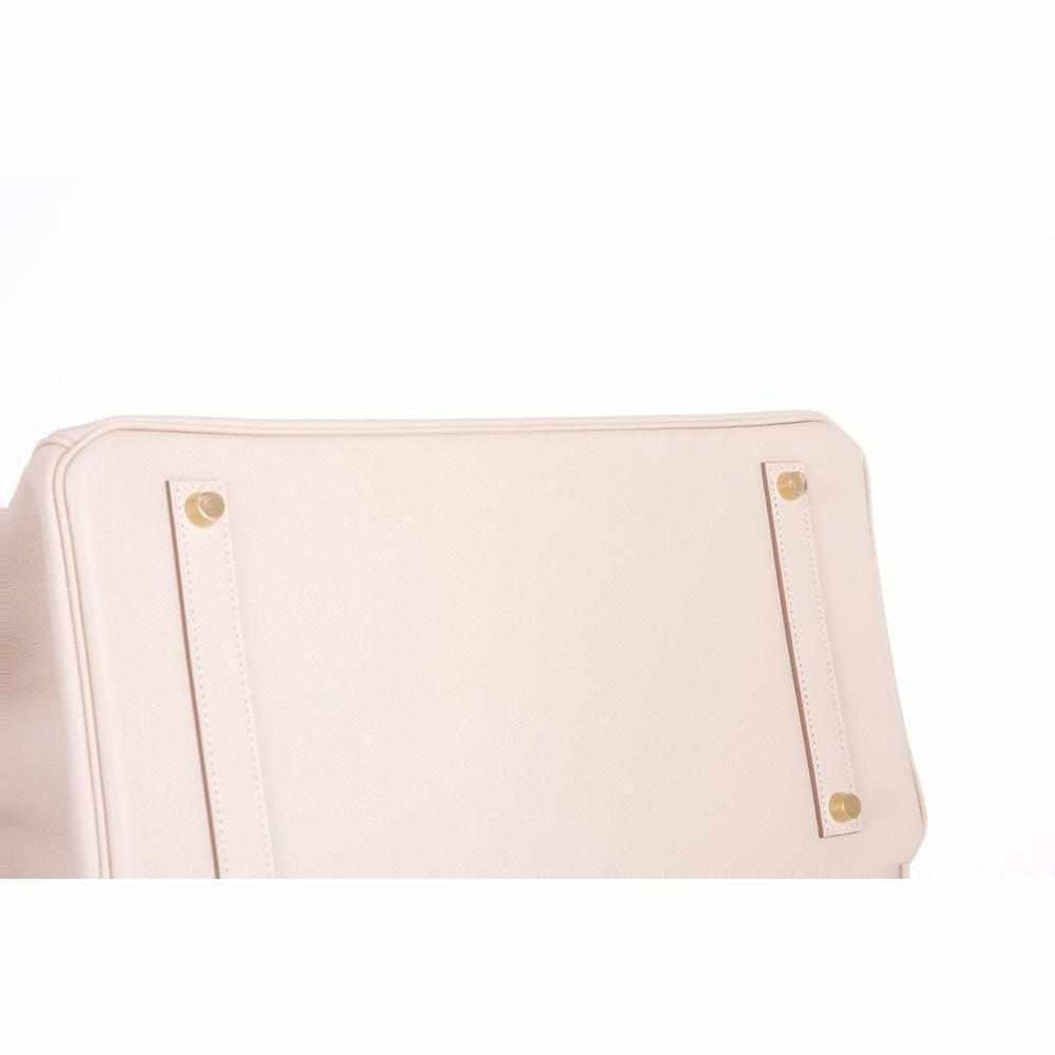 Hermes Birkin 35 Craie Epsom Gold Hardware