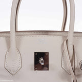 Hermes Birkin 35 Craie Epsom Palladium Hardware