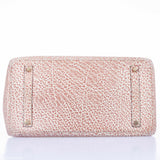 Hermes Birkin 35 Dalmatian Pink & White Buffalo Gold Hardware - Limited Edition